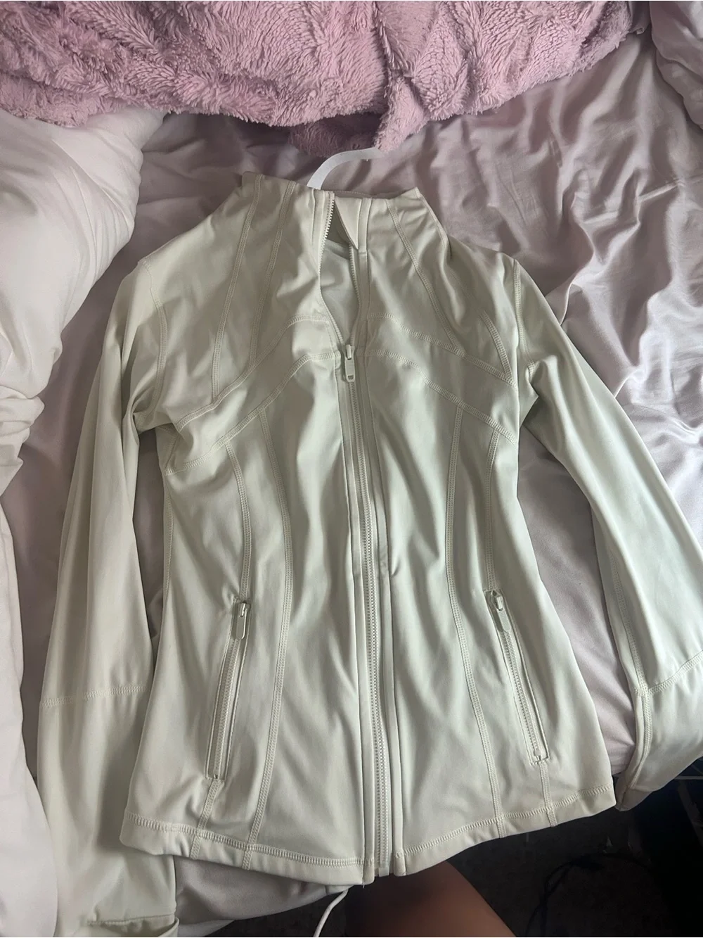 lululemon athletica Women's Cream Zip-Up Utility Jacket